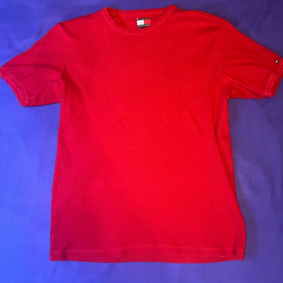 Red Tommy Hilfiger shirt - Picture 1 of 4